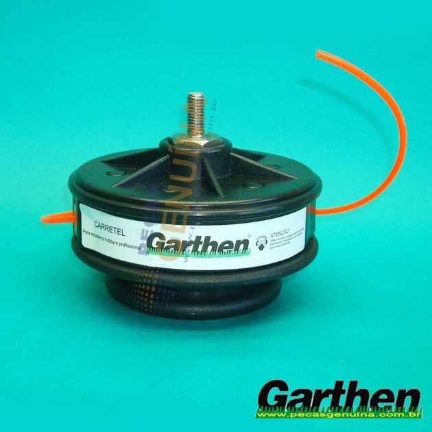 CARRETEL COMPLETO GARTHEN M3 8MM PARA ROÇADEIRA A GASOLINA - CG420 / CG430W / GAM-1200I - 7399.7